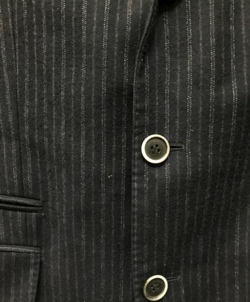 BOSS HUGO BOSS（ボス ヒューゴボス）BOSS HUGO BOSS (ボス ヒューゴボス) Supre110 ストライプセットアップスーツ ネイビー サイズ:44の古着・服飾アイテム