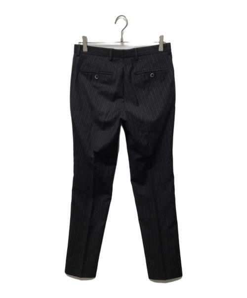 BOSS HUGO BOSS（ボス ヒューゴボス）BOSS HUGO BOSS (ボス ヒューゴボス) Supre110 ストライプセットアップスーツ ネイビー サイズ:44の古着・服飾アイテム