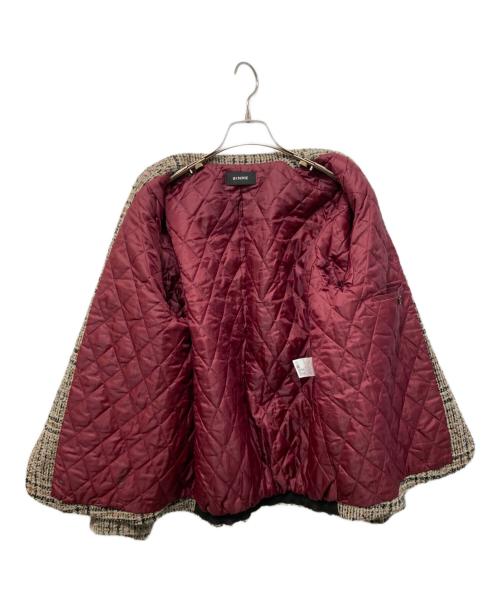 SINME（シンメ）SINME (シンメ) パテッドジャケット ベージュ サイズ:Fの古着・服飾アイテム