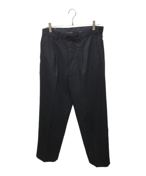 FARAH（ファーラー）FARAH (ファーラー) One Tuck Side Adjustable Pants ブラック サイズ:34の古着・服飾アイテム