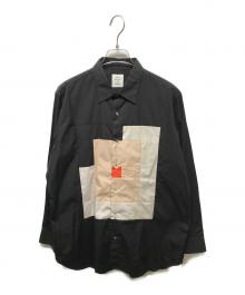 Soe（ソーイ）の古着「EX geometry shirt 2」｜ブラック