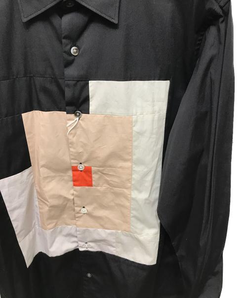 Soe（ソーイ）SOE (ソーイ) EX geometry shirt 2 ブラック サイズ:1の古着・服飾アイテム