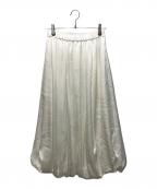 ENFOLDエンフォルド）の古着「BALLOON-SKIRT」｜ホワイト