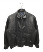 NAUTICAノーティカ）の古着「フェイクレザージャケット」｜ブラック