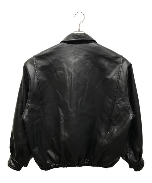 NAUTICA（ノーティカ）NAUTICA (ノーティカ) フェイクレザージャケット ブラック サイズ:XXLの古着・服飾アイテム