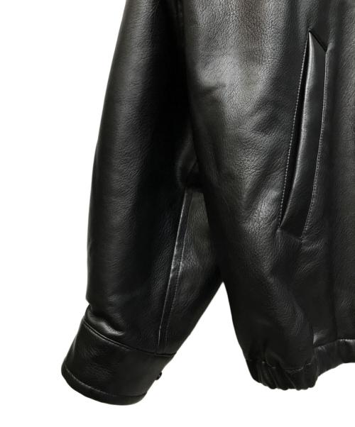 NAUTICA（ノーティカ）NAUTICA (ノーティカ) フェイクレザージャケット ブラック サイズ:XXLの古着・服飾アイテム