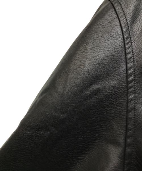 NAUTICA（ノーティカ）NAUTICA (ノーティカ) フェイクレザージャケット ブラック サイズ:XXLの古着・服飾アイテム