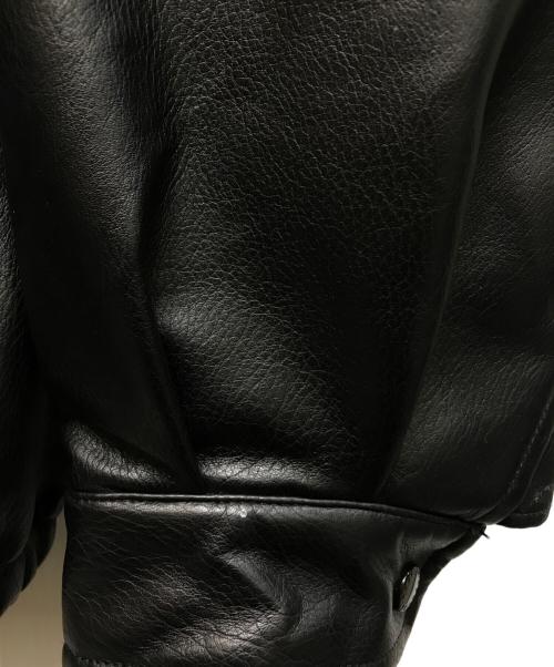 NAUTICA（ノーティカ）NAUTICA (ノーティカ) フェイクレザージャケット ブラック サイズ:XXLの古着・服飾アイテム