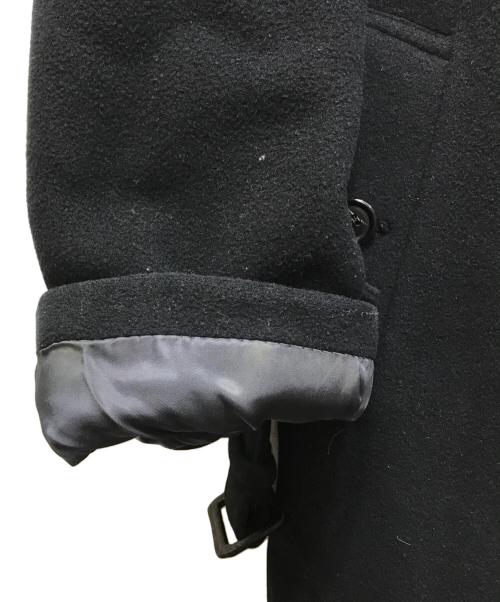POLO RALPH LAUREN（ポロ・ラルフローレン）POLO RALPH LAUREN (ポロ・ラルフローレン) 1枚袖 メルトンステンカラーコート ブラック サイズ:A6の古着・服飾アイテム