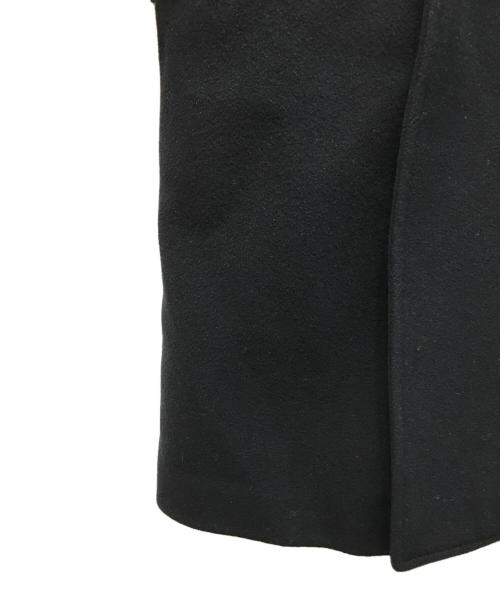 POLO RALPH LAUREN（ポロ・ラルフローレン）POLO RALPH LAUREN (ポロ・ラルフローレン) 1枚袖 メルトンステンカラーコート ブラック サイズ:A6の古着・服飾アイテム