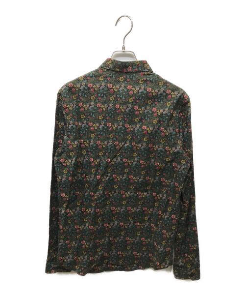 GUCCI（グッチ）GUCCI (グッチ) L/S 花柄シャツ カーキ×ブラック サイズ:SIZE 38/15の古着・服飾アイテム