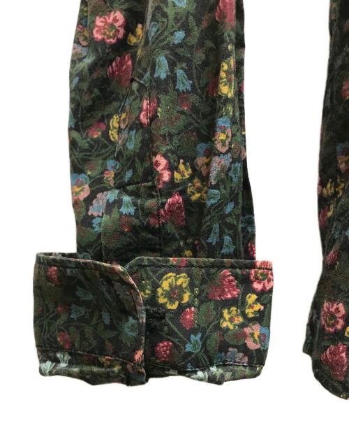 GUCCI（グッチ）GUCCI (グッチ) L/S 花柄シャツ カーキ×ブラック サイズ:SIZE 38/15の古着・服飾アイテム