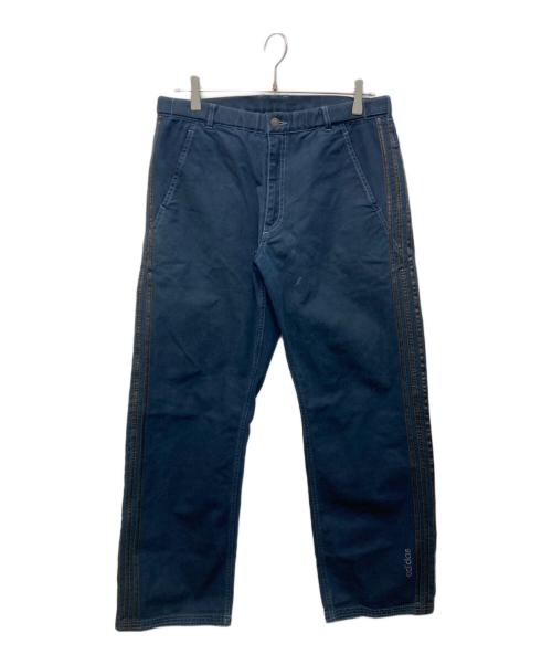 adidas（アディダス）adidas (アディダス) サイドラインワークパンツ ネイビー サイズ:Oの古着・服飾アイテム