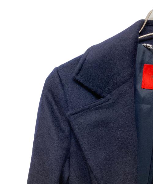 MAX&Co.（マックスアンドコー）MAX&Co. (マックスアンドコー) RUNAWAY ベルテッドガウンコート ネイビー サイズ:３８の古着・服飾アイテム