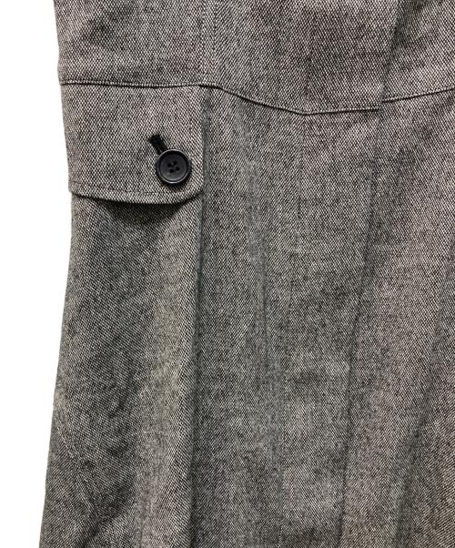 allureville（アルアバイル）allureville (アルアバイル) シックツイードサロペットドレス グレー サイズ:2の古着・服飾アイテム