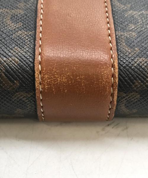 CELINE（セリーヌ）CELINE (セリーヌ) スモール トリフォールドウォレット ブラック×ブラウンの古着・服飾アイテム