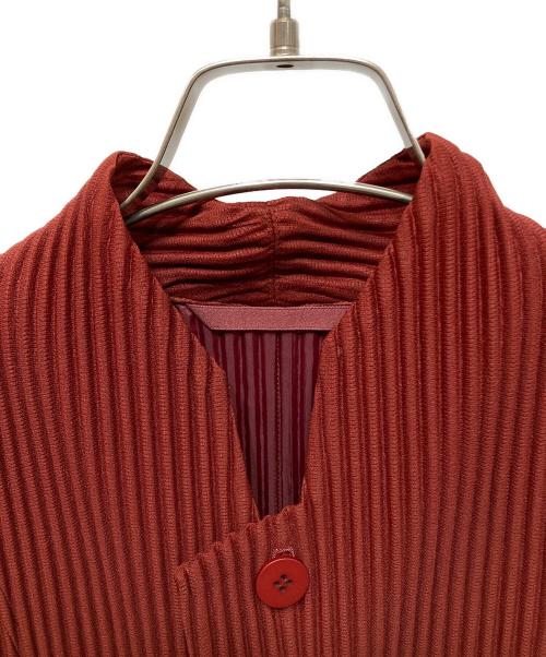 HOMME PLISSE ISSEY MIYAKE（オム プリッセ イッセイ ミヤケ）HOMME PLISSE ISSEY MIYAKE (オムプリッセ イッセイ ミヤケ) TAILORED PLEATS 2 レッド サイズ:3の古着・服飾アイテム