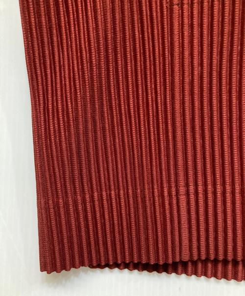 HOMME PLISSE ISSEY MIYAKE（オム プリッセ イッセイ ミヤケ）HOMME PLISSE ISSEY MIYAKE (オムプリッセ イッセイ ミヤケ) TAILORED PLEATS 2 レッド サイズ:3の古着・服飾アイテム