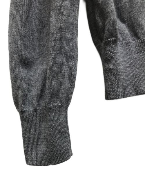 MONCLER（モンクレール）MONCLER (モンクレール) MAGLIONE TRICOT GIROCOLLO クルーネックニット グレー サイズ:Mの古着・服飾アイテム