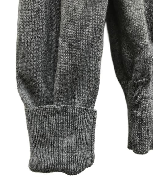 MONCLER（モンクレール）MONCLER (モンクレール) MAGLIONE TRICOT GIROCOLLO クルーネックニット グレー サイズ:Mの古着・服飾アイテム