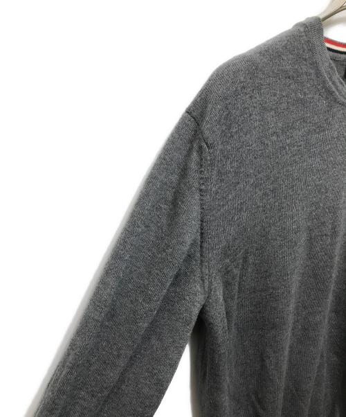 MONCLER（モンクレール）MONCLER (モンクレール) MAGLIONE TRICOT GIROCOLLO クルーネックニット グレー サイズ:Mの古着・服飾アイテム