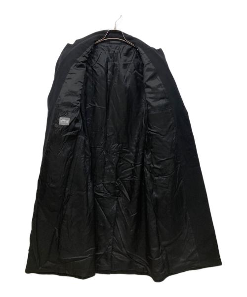 ARMANI COLLEZIONI（アルマーニ コレツィオーニ）ARMANI COLLEZIONI (アルマーニ コレツィオーニ) メルトンロングチェスターコート ブラック サイズ:42の古着・服飾アイテム