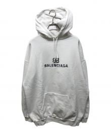 BALENCIAGA（バレンシアガ）の古着「BB PIXEL HOODIE」｜ホワイト