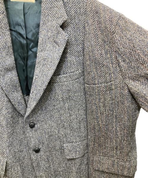 77circa（ナナナナサーカ）77circa (ナナナナサーカ) ワイドツイードジャケット グレー×ネイビー サイズ:不明の古着・服飾アイテム