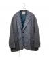 77circa（ナナナナサーカ）の古着「ワイドツイードジャケット」｜グレー×ネイビー