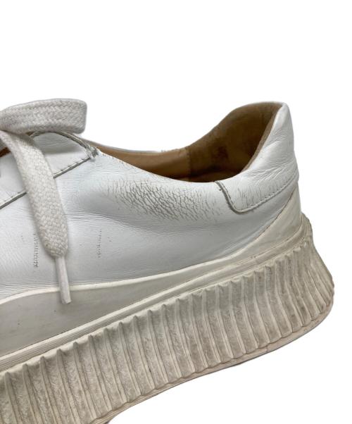 JIL SANDER（ジルサンダー）JIL SANDER (ジルサンダー) ローカットスニーカー ホワイト サイズ:39の古着・服飾アイテム