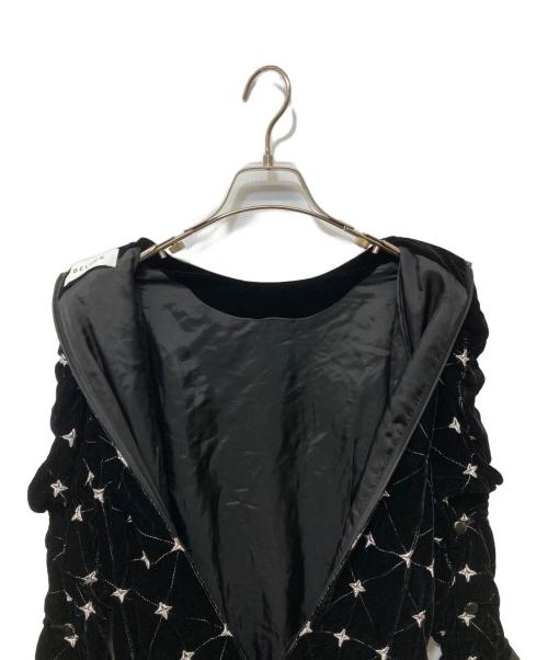 BELPER（ベルパー）BELPER (ベルパー) EMBROIDERY VELVET DRESS ブラック サイズ:不明の古着・服飾アイテム