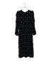 BELPER（ベルパー）の古着「EMBROIDERY VELVET DRESS」｜ブラック