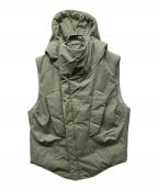 CCPシーシーピー）の古着「ナイロン中綿ベスト」｜グリーン