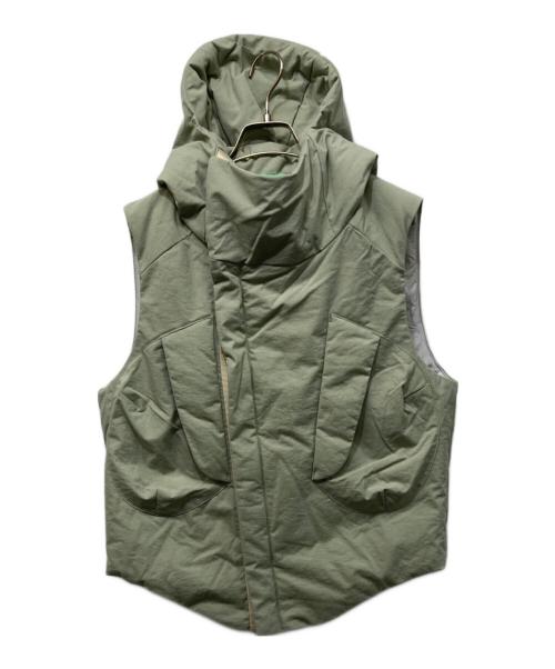 CCP（シーシーピー）CCP (シーシーピー) ナイロン中綿ベスト グリーン サイズ:S 未使用品の古着・服飾アイテム