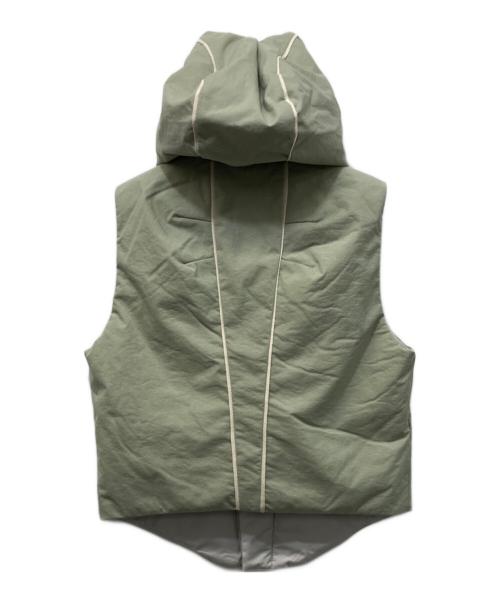 CCP（シーシーピー）CCP (シーシーピー) ナイロン中綿ベスト グリーン サイズ:S 未使用品の古着・服飾アイテム
