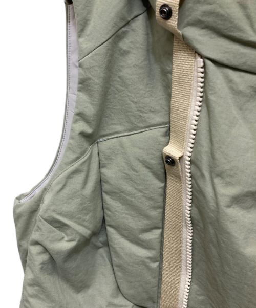 CCP（シーシーピー）CCP (シーシーピー) ナイロン中綿ベスト グリーン サイズ:S 未使用品の古着・服飾アイテム