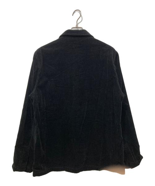 JIL SANDER+（ジルサンダープラス）JIL SANDER+ (ジルサンダープラス) コーデュロイシャツジャケット ブラック サイズ:SIZE 44の古着・服飾アイテム