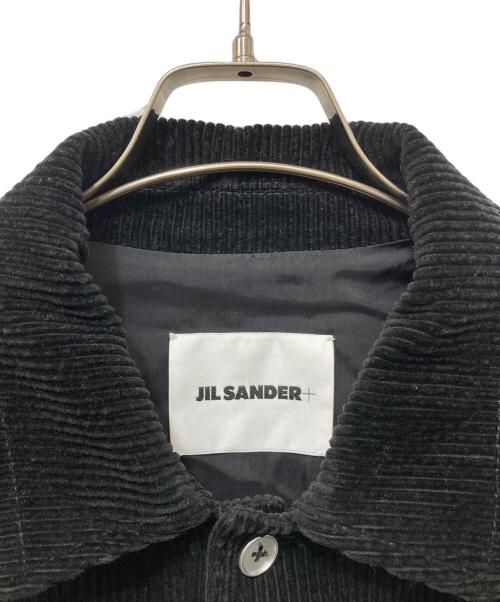JIL SANDER+（ジルサンダープラス）JIL SANDER+ (ジルサンダープラス) コーデュロイシャツジャケット ブラック サイズ:SIZE 44の古着・服飾アイテム