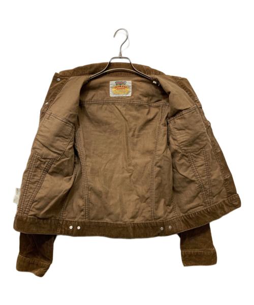 LEVI'S（リーバイス）LEVI'S (リーバイス) Big E ホワイトタブ コーデュロイジャケット ブラウン サイズ:36の古着・服飾アイテム