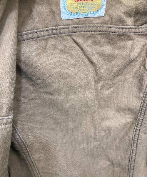 LEVI'S（リーバイス）LEVI'S (リーバイス) Big E ホワイトタブ コーデュロイジャケット ブラウン サイズ:36の古着・服飾アイテム