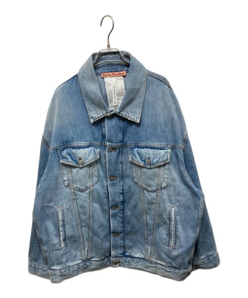 Acne studios（アクネ ストゥディオス）Acne studios (アクネ ストゥディオス) デニムジャケット - オーバーサイズユニセックスフィット ブルー サイズ:S/Mの古着・服飾アイテム