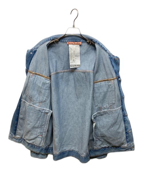 Acne studios（アクネ ストゥディオス）Acne studios (アクネ ストゥディオス) デニムジャケット - オーバーサイズユニセックスフィット ブルー サイズ:S/Mの古着・服飾アイテム