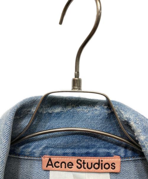 Acne studios（アクネ ストゥディオス）Acne studios (アクネ ストゥディオス) デニムジャケット - オーバーサイズユニセックスフィット ブルー サイズ:S/Mの古着・服飾アイテム