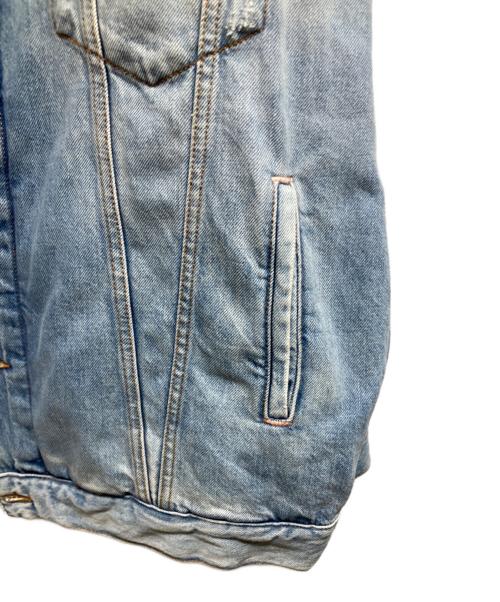 Acne studios（アクネ ストゥディオス）Acne studios (アクネ ストゥディオス) デニムジャケット - オーバーサイズユニセックスフィット ブルー サイズ:S/Mの古着・服飾アイテム