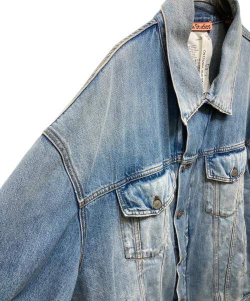 Acne studios（アクネ ストゥディオス）Acne studios (アクネ ストゥディオス) デニムジャケット - オーバーサイズユニセックスフィット ブルー サイズ:S/Mの古着・服飾アイテム