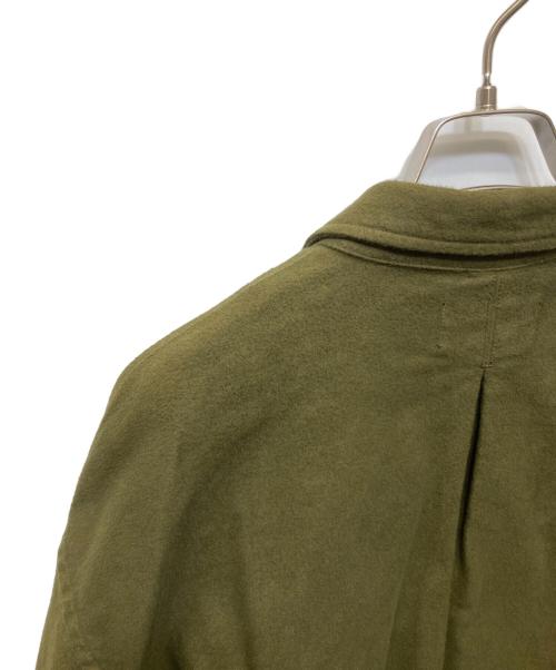 yokosakamoto（ヨウコサカモト）YOKOSAKAMOTO (ヨウコサカモト) フランネルワークジャケット カーキ サイズ:Lの古着・服飾アイテム