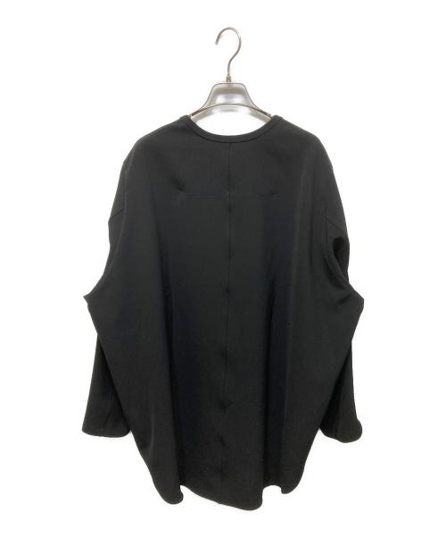 NO CONTROL AIR（ノーコントロールエアー）no control air (ノーコントロールエアー) ヘヴィーポリエステル・ダブルクロス 2WAY ストレッチジャケット ブラック サイズ:Mの古着・服飾アイテム