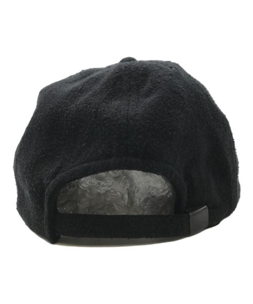 COMOLI（コモリ）COMOLI (コモリ) シルクネップ キャップ ブラックの古着・服飾アイテム