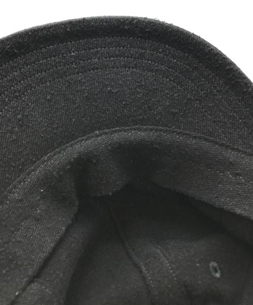 COMOLI（コモリ）COMOLI (コモリ) シルクネップ キャップ ブラックの古着・服飾アイテム