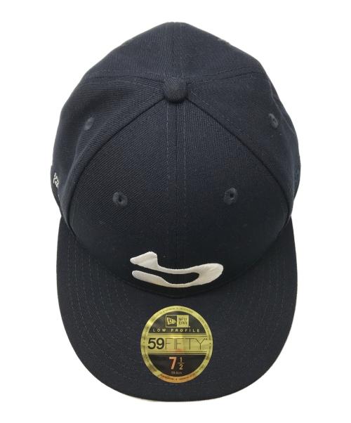 New Era（ニューエラ）New Era (ニューエラ) BAL (バル) 59/FIFTY LOW PROFILE b LOGO ネイビーの古着・服飾アイテム